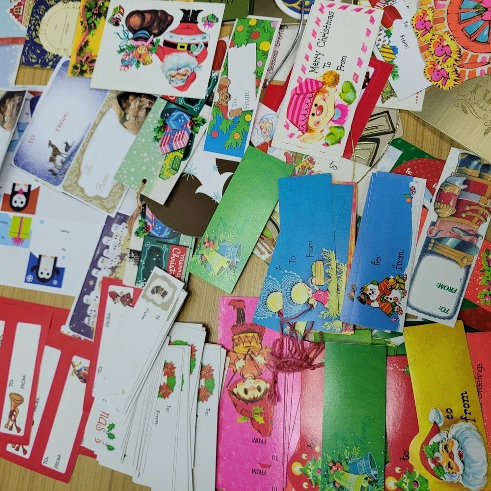 Vintage Lot of Christmas Holiday Gift Tags To From‎